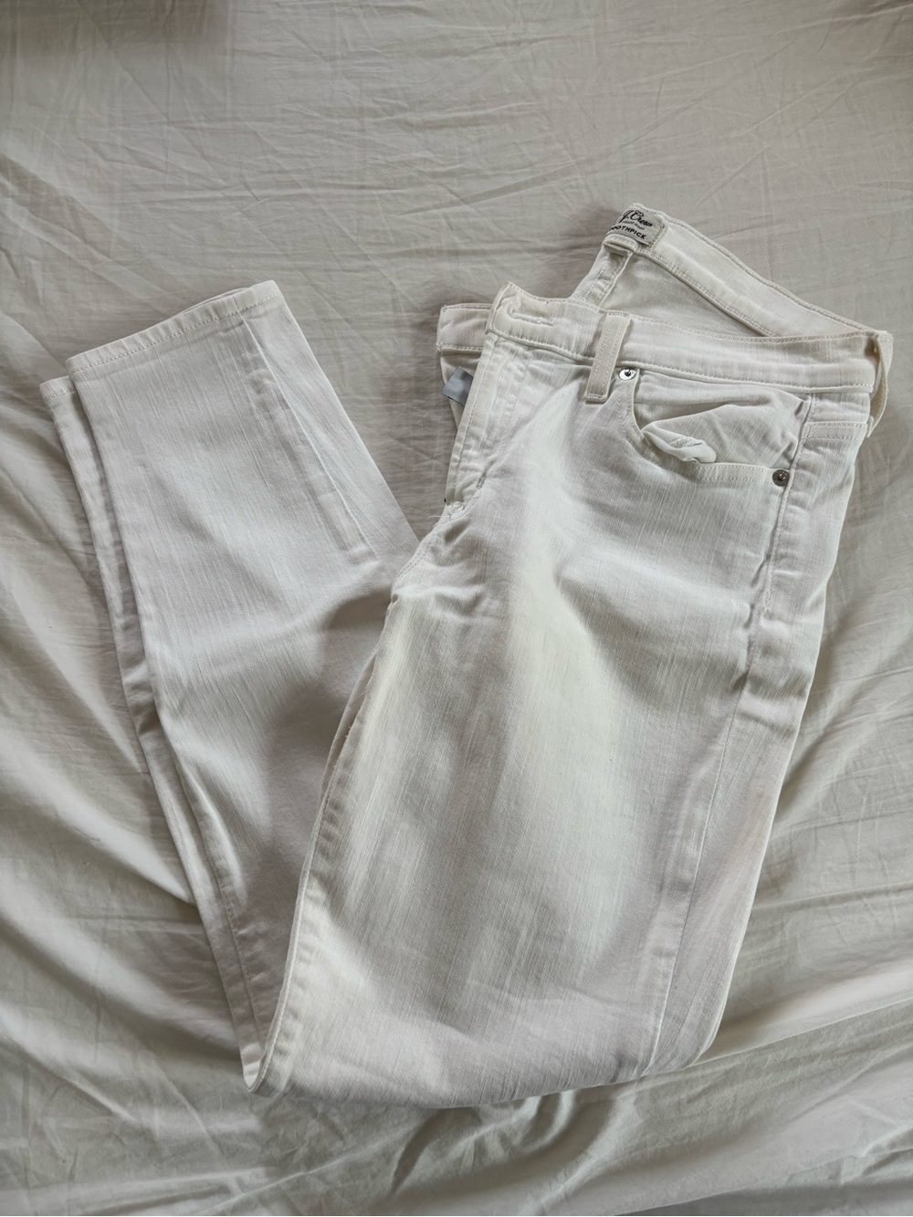 J. Crew White Skinny Jeans
